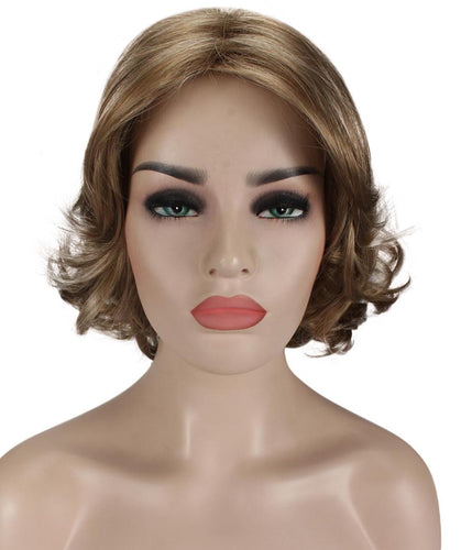 Ash Blonde layered bob wig