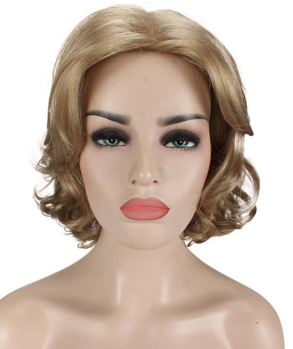 Honey Blonde layered bob wig