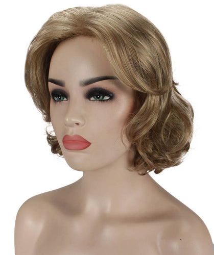 Honey Blonde layered bob wig