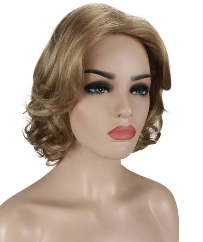 Honey Blonde layered bob wig