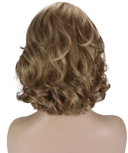 Honey Blonde layered bob wig