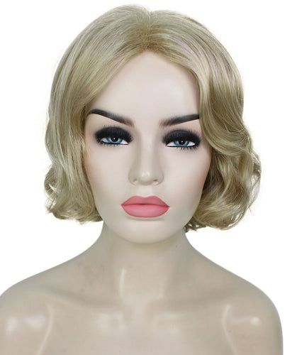 Light Blonde layered bob wig