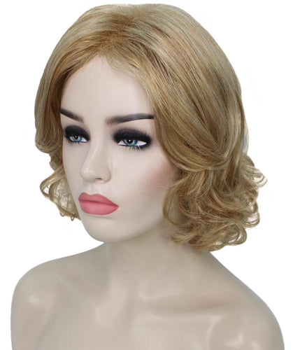 Strawberry Blonde layered bob wig