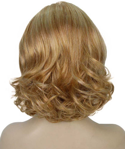 Strawberry Blonde layered bob wig