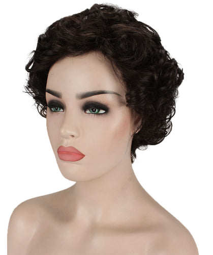 Off Black pixie style wigs