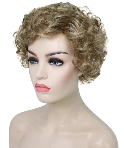 Ash Blonde pixie style wigs