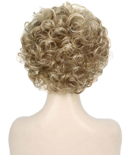 Ash Blonde pixie style wigs