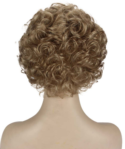 Honey Blonde pixie style wigs