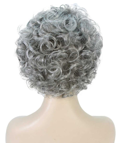 Salt & Pepper Grey pixie style wigs
