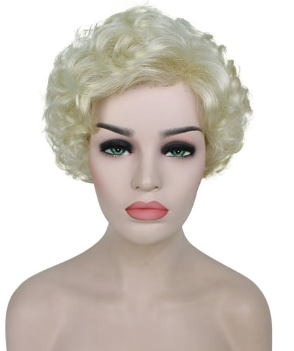 Platinum Blonde pixie style wigs