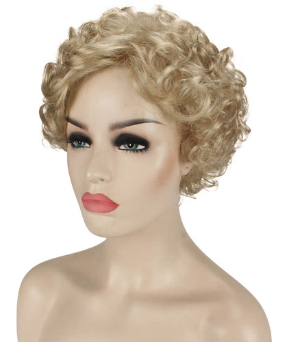 Light Blonde pixie style wigs