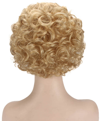 Strawberry Blonde pixie style wigs