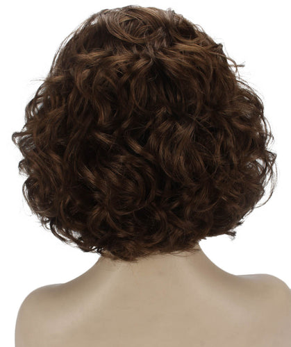 Light Brown Curly Asymmetrical Hairstyles
