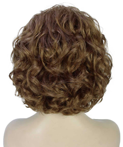 Dark Golden Blonde Curly Asymmetrical Hairstyles