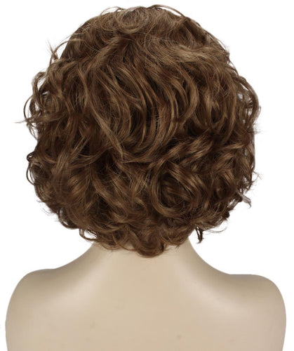 Light Aurburn with Bld Highlight Front Curly Asymmetrical Hairstyles