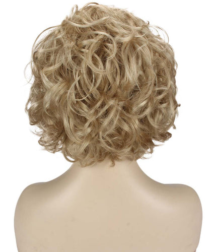 Light Blonde Curly Asymmetrical Hairstyles