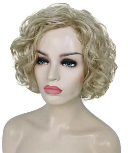 Light Blonde Messy bob wig