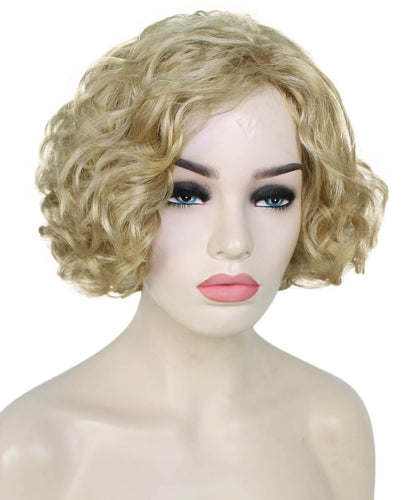 Champaign Blonde Messy bob wig