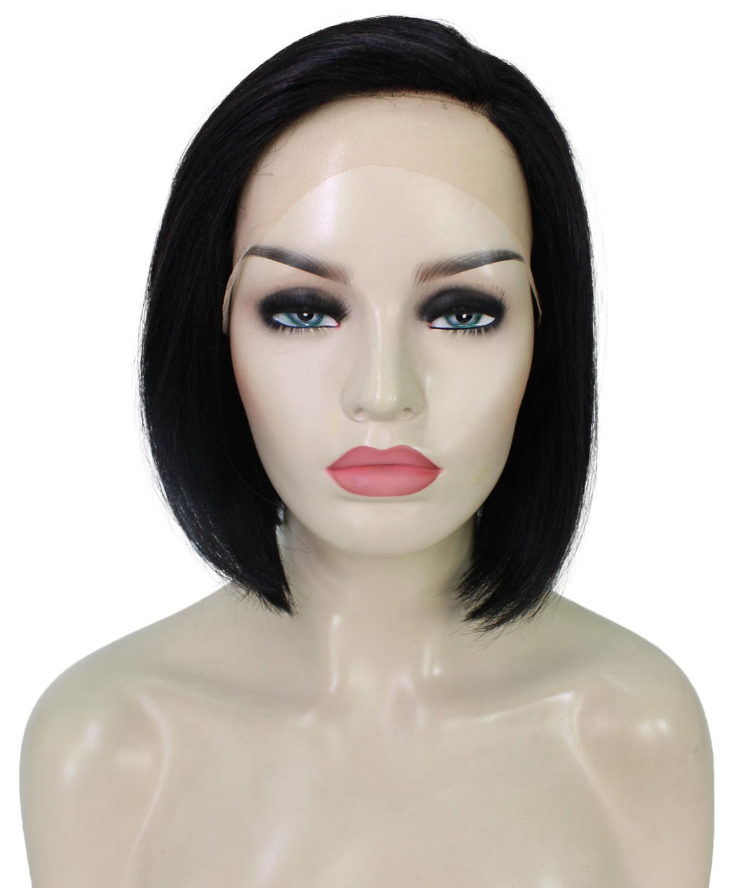 side part frontal wig straight