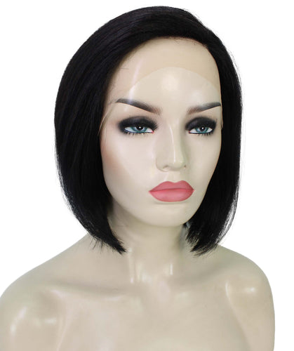 side part frontal wig straight