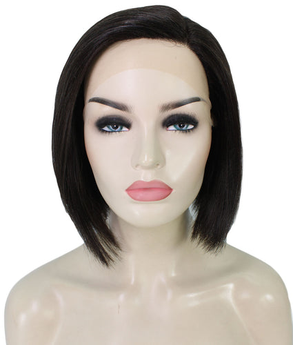 side part frontal wig straight