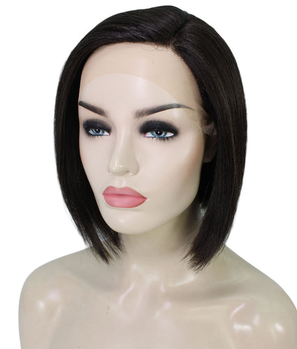 side part frontal wig straight