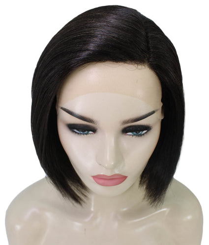 side part frontal wig straight