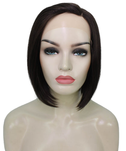 side part frontal wig straight