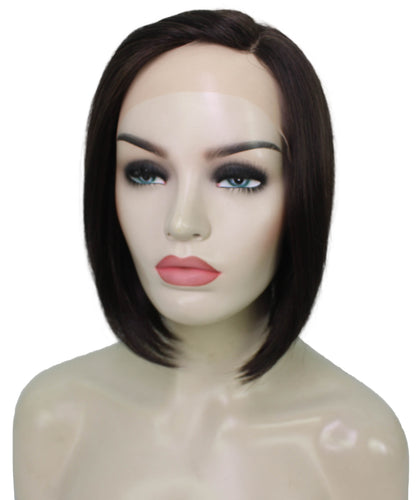 side part frontal wig straight