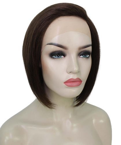 side part frontal wig straight