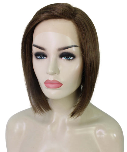 side part frontal wig straight