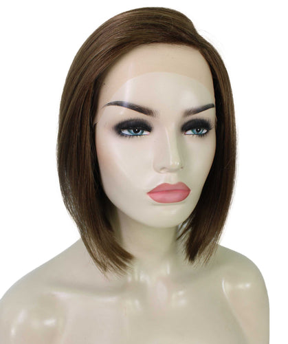 side part frontal wig straight