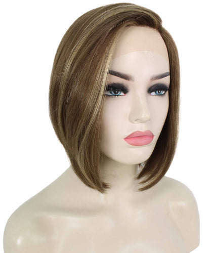 side part frontal wig straight