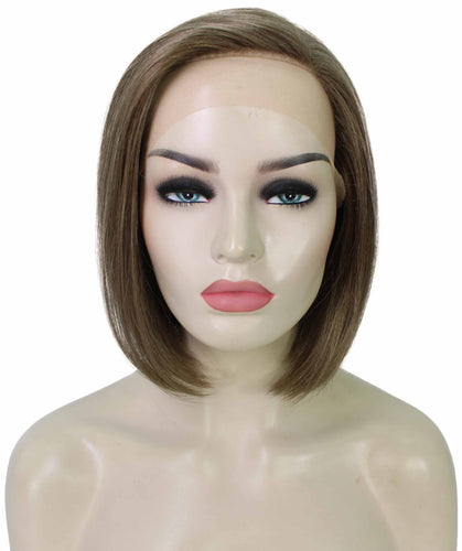 side part frontal wig straight