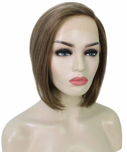 side part frontal wig straight