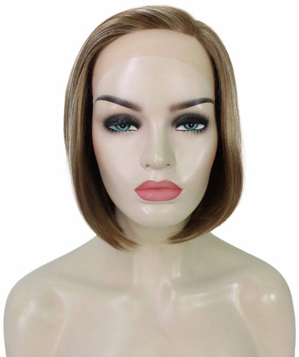 side part frontal wig straight