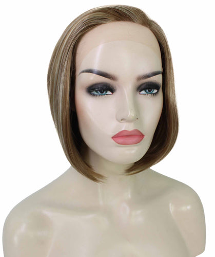 side part frontal wig straight