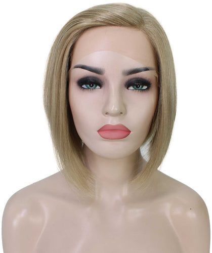 side part frontal wig straight