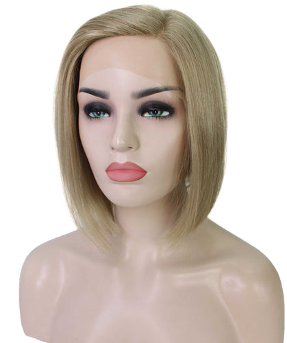 side part frontal wig straight