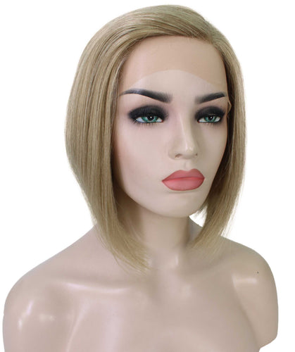 side part frontal wig straight