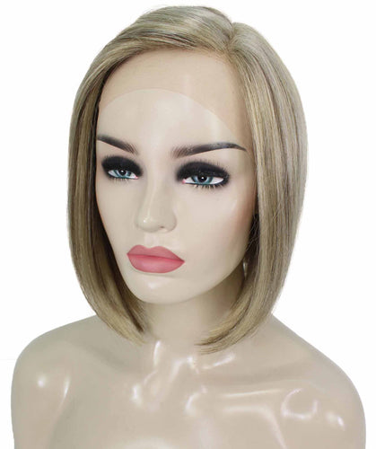 side part frontal wig straight