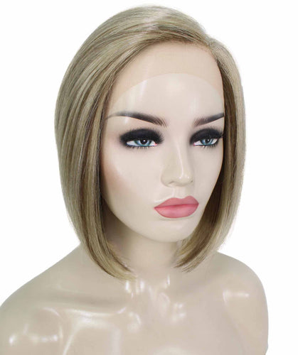 side part frontal wig straight