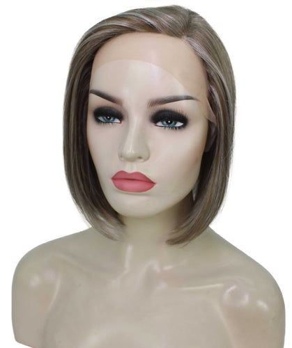 side part frontal wig straight