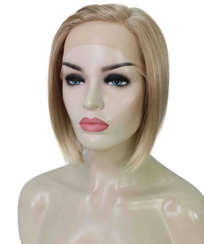 side part frontal wig straight