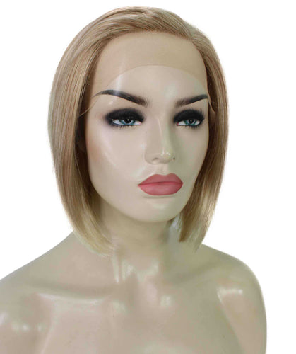 side part frontal wig straight