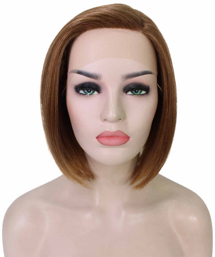 side part frontal wig straight