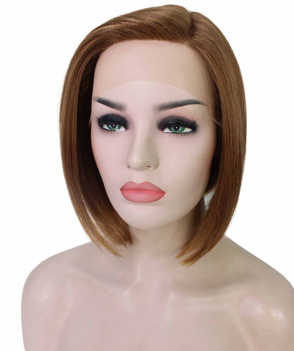 side part frontal wig straight