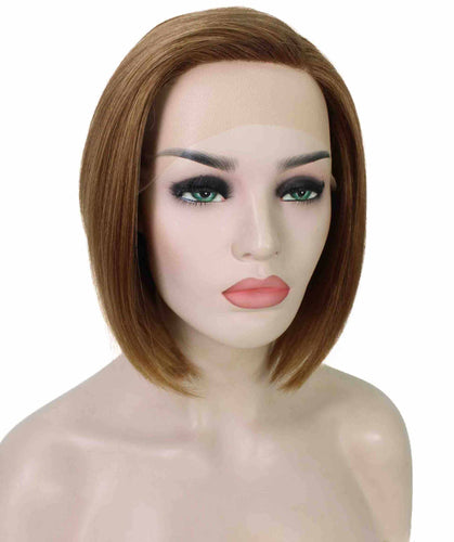 side part frontal wig straight