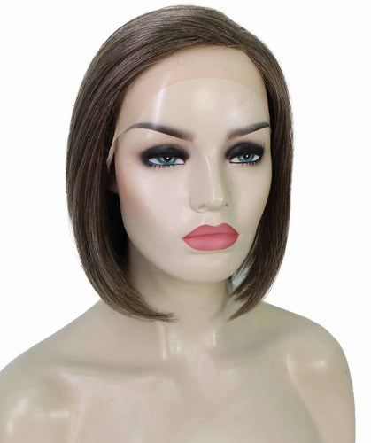 side part frontal wig straight