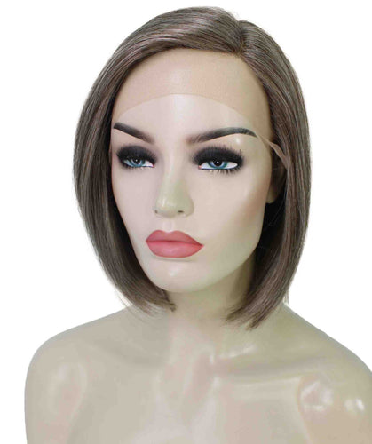 side part frontal wig straight